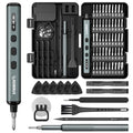 STREBITO Mini Electric Screwdriver, 67 in 1 Electric Screwdriver Kit - color: Upgraded Black
