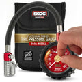 SKÖG Chuck Mates Platinum Tire Pressure Gauge 0–100 PSI Analog | Accurate PSI readings ANSI B40.1 | Second needle marks your target | Designed in the USA, made in Taiwan