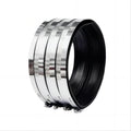 Flexible pipe Coupling with Stainless Steel Clamps.Pipe Connector for PVC and Metal Pipes (8inch/218mm-222mm) - size: 8 inch (218-222 mm)