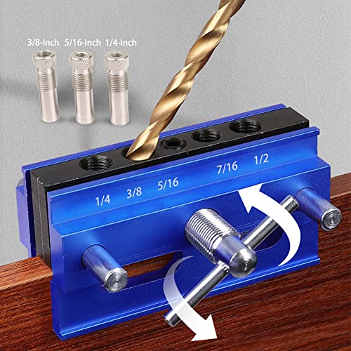Self Centering Dowel Jig Kit (Blue) - color: Blue