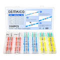 350Pcs Solder Seal Wire Connectors, Heat Shrink Butt Splice Terminals Kit