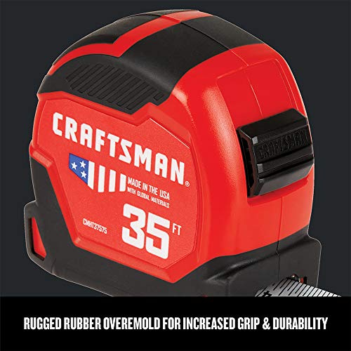 CRAFTSMAN Tape Measure, PROREACH, 35-Foot (CMHT37575S) (Pack of 6) - size: (Pack of 6)