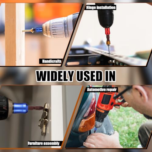 3pcs Screwdriver Head Magnetic Screw Rings & 3pcs PH2 Screwdriver Bits - style: 65mm 100mm 150mm Phillips