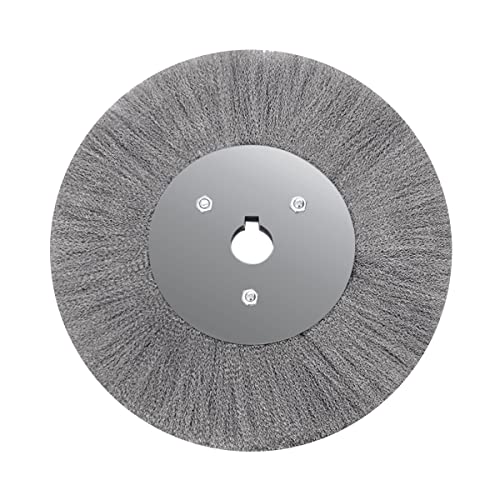 5 Inch Stainless Steel Wire Crimped Wheel Brush with 5/8" Bore for Angle Grinder Derusting Cleaning and Surface Polishing 1Pc - size: 5"125mm 1Pc