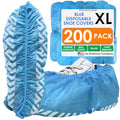 Innovative Haus Blue Disposable Shoe Covers, Non Slip Booties, 200 Pack, XL - size: Extra Large (200 Pack)