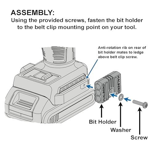 Halberd Premium Magnetic Bit Holder, Fits Most Brands, 2 Pack - color: Premium, 2 Pack