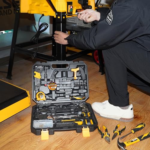 TOLSEN Home Repair Tool Set General Household Hand Tool Kit with Toolbox - size: 119 PCS