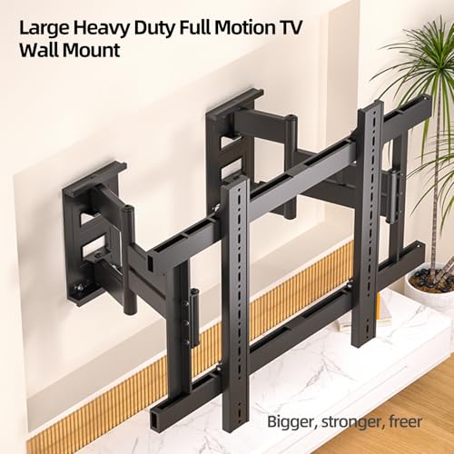 Corner TV Wall Mount for 55-120 inch TV, TV Bracket Hold 298 lbs - size: 55-120 inch
