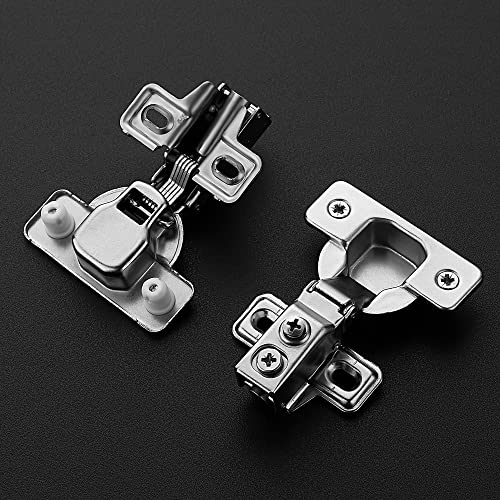 Ravinte Short Arm Kitchen Cabinet Hinges,5/8 Inch Overlay,10 Pack 5 Pairs - size: 5/8 Inch Overlay Cabinet