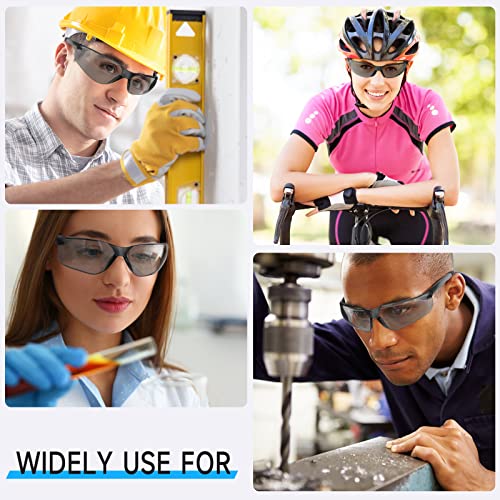 Salfboy 30 Pack Tinted Safety Glasses, Ansi Z87.1 Eye Protection Glasses - color: 118-30 Gray