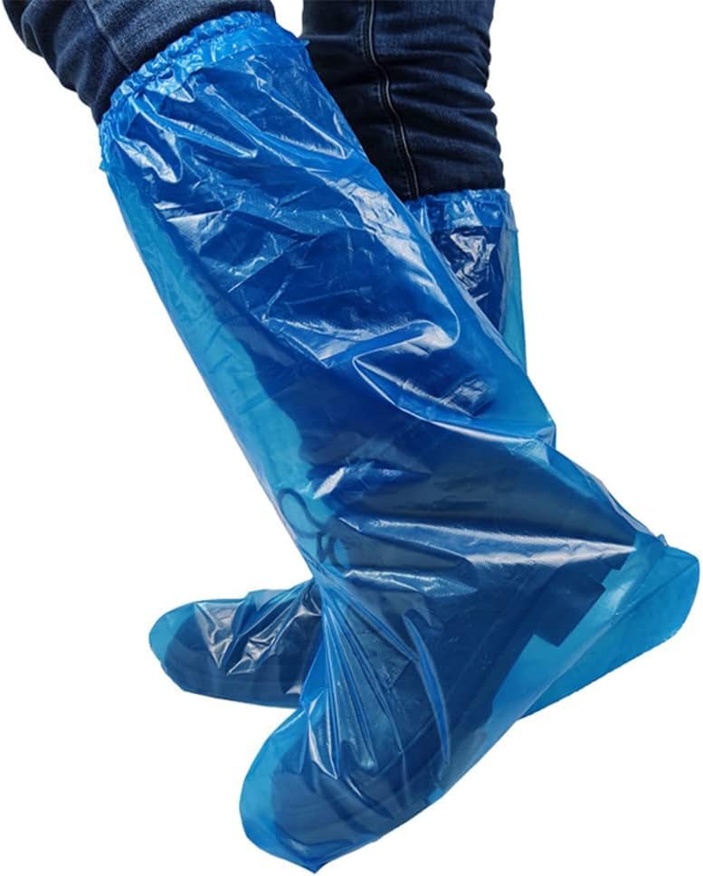 Fancystyle 10 Pairs Pack of 20 Disposable Thicker Boot and Shoe Covers 19 - color: Blue, size: 10 Pairs(20)
