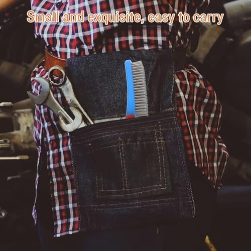 Stainless Steel Wire Brush, Ergonomic Plastic Handle, Perfect for Removing Rust, Sludge, Dirt, and Paint, deep Cleaning