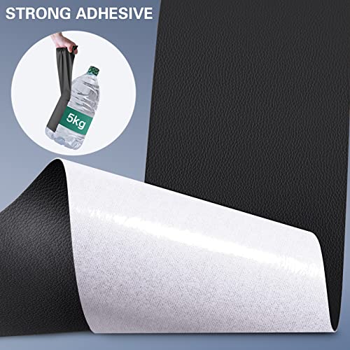 Leather Repair Tape, Self Adhesive Leather Repair Patch Kit Black - color: Black, size: 16x 63inch