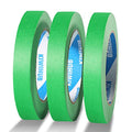 Green Painters Tape,0.7" x 60 Yards x 3 Rolls (180 Yards Total) - - color: Green, size: 0.7", 60 yards