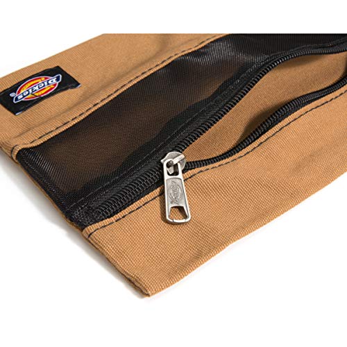 Dickies Set of 3 Small Canvas Utility Pouches, Zippered, for Organizing Small Tools and Fasteners, Grey/Tan/Black - color: Tan