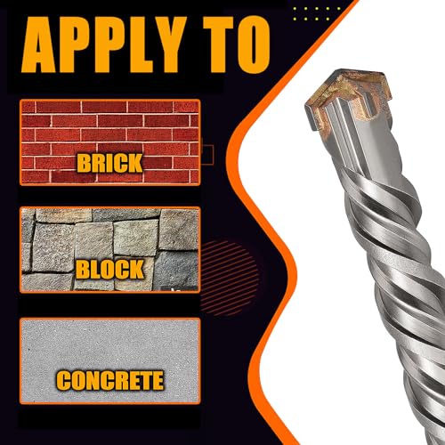 3/4" X 14.2" SDS Plus Rotary Hammer Drill Bit, Concrete Drill Bit - size: 3/4 " diameter, style: 14.2 " length