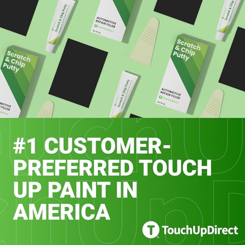 TouchUpDirect Scratch & Chip Putty - Ready-Mixed 5g Automotive Body Filler Kit for Deep Scratches & Gouges, Complete Chip Repair Kit with Spreader & Sandpaper - No Mixing Required