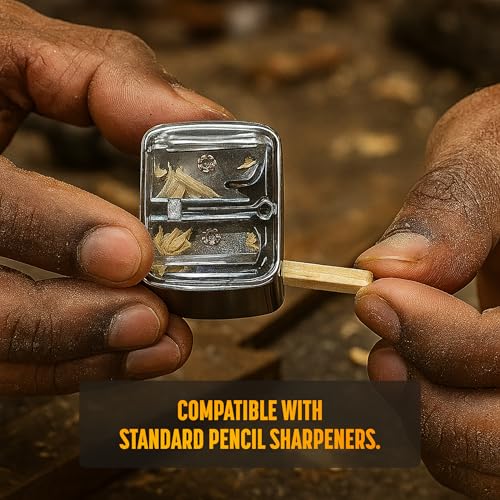 Galvanox Flat Bit-Shaped Wood Carpenter Pencils for Leatherman Multi-tools (Small, for Bit Slot) with Holder (10 Pack) - style: Bit Set E