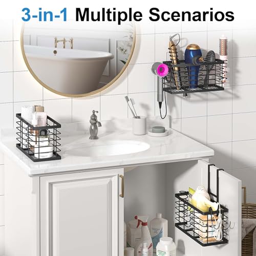 2026 Upgraded 3-in-1 Universal Hair Tool Organizer, XL Size, Black - color: XL-Black