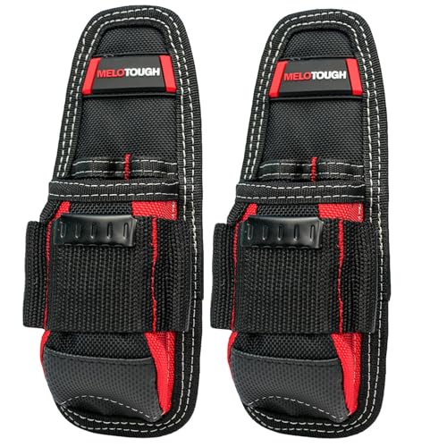 MELOTOUGH Small Tool Pouch Electrican Clip on Tool Pouch,Tool Belt Pouch with Belt Holster Mini Electrican Tool Holder with Sanp Clip