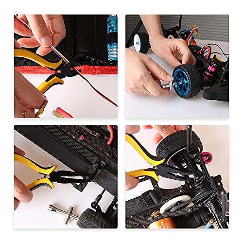12Pcs RC Tools Kit W/Hex, Phillips, Flat Screwdriver & Plier Socket Wrench