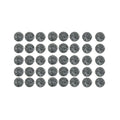 uxcell Furniture Pads Round Self-Stick Non-Slip Anti-Scratches Felt Pads Floors Protector 15mm Dia 40pcs for Home Gray - color: Grey