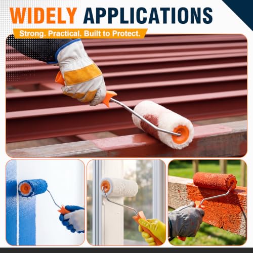 Honeydak 8 Pack Mini Paint Roller with Replacement Heads, 9 Inch - size: 9 Inch
