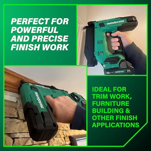 Metabo HPT Brad Nailer, 18 Gauge Cordless, 18V Kit, NT1850DG - style: NT1850DG - Includes Battery and Charger
