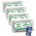 Fridge Ninja Fridge Deodorizer, Activated Charcoal Odor Absorber, 4 Pack - size: 1 Count (Pack of 4)