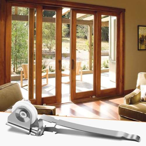 Gliding Screen Door Roller Assembly Fits for Andersen Upper #1997063 & Lower #1997310 (1991 to Present), 1-1/4" Nylon Concaved Wheels, Edge Adjustable (2 Pairs) (‎Upper Screen) - color: ‎Upper Screen
