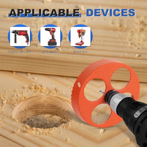 ELECFUN 6 Inch - 152mm Hole Saw Cutter with Pilot Drill Bit