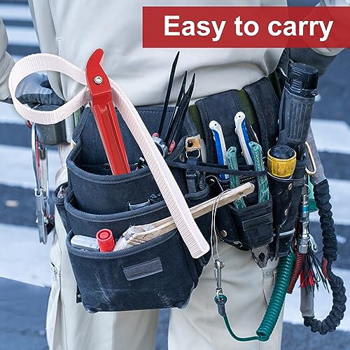 3 PCS 12 Inch Multi-Purpose Strap Wrench, Adjustable Nylon Pipe Opener, Double Layered Thickened Strap for Oil Filter