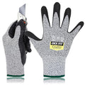 DEX FIT Level 5 Cut Resistant Gloves Cru553, 3D-Comfort Fit, Firm Grip, Thin & Lightweight, Touch-Screen Compatible, Durable, Breathable & Cool, Machine Washable; Grey M (8) 1 Pair - color: Grey, size: Medium