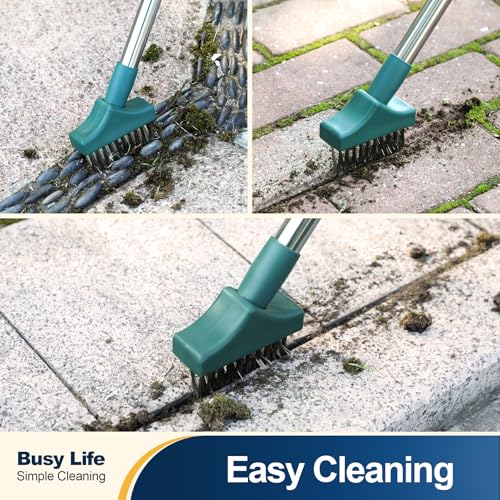Yocada Moss Remover - Crevice Cleaning Tool, Moss Brush, Wire Metal Brush