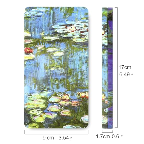 qianshan 40Pcs Empty Half Pans Watercolor Tin Palette with Magnetic Stripe - color: Oil Painting Pond