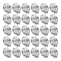 Hose Clamp, 30PCS Fuel Line Clamp, 3/8"-5/8"(10-16mm) Radiator Hose Clamps - size: 10-16mm