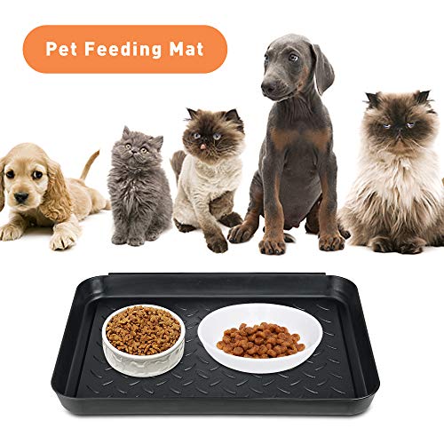 Set of 3 Square Boot Tray, Plastic Utility Shoe Mat Tray, 13.7x10.6x1inch - size: floral