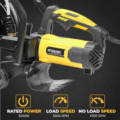 Stark USA 3200W Electric 16" Cutter Circular Saw Wet/Dry Concrete Saw Cutter Saw 20AMP Water Line Attachment Included 16" Blade