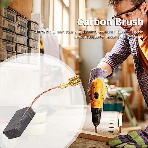 60 Pcs Electric Motor Carbon Brushes 10 Different Sizes for Replacement Repair Power Tool Part