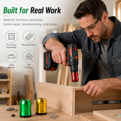 Magnetic Screw Holder 3 Pcs Magnetizer Demagnetizer Set For Drill Bits