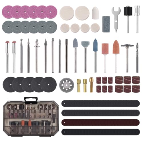 Katerk 260-Piece Rotary Tool Accessories Bit Set Compatible with Dremel