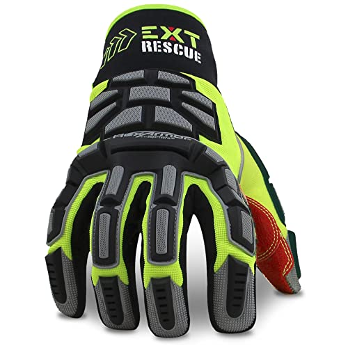 HexArmor | FireFighter Extrication-Rescue Impact Safety Gloves | EXT Rescue Series - color: 4011 | Impact Resistant Exoskeleton, size: X-Large (Pack of 1)