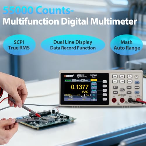 XDM1241 Bench Digital Multimeter, True RMS Desktop Meter - style: XDM1241