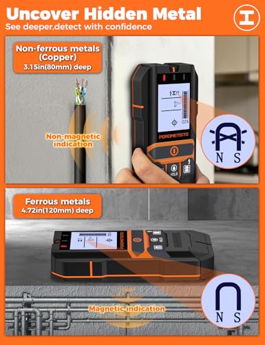 2 in 1 POROMETISTO Stud Finder and Moisture Meter