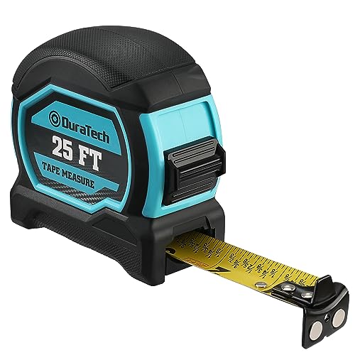 DURATECH 25FT Magnetic Double-Sided Tape Measure, Easy Read Measuring Tape - size: 25 FT, style: 1 Pack