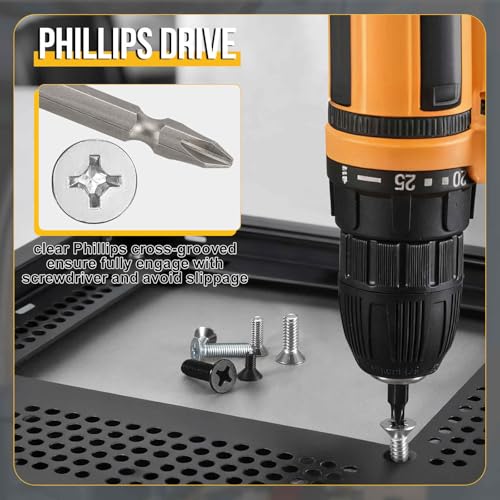 DTGN #4-40x3/16 Phillips Flat Head Machine Screw 304 Silver 50PCS - color: Silver, size: #4-40x3/16"