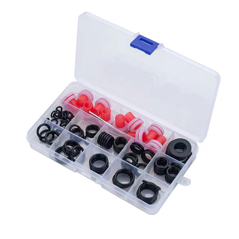 1pcs Flat Ring Seal Washer Assortment Set Multiple Sizes Loosening Prevention Gaskets for Faucet Pipe Water Hose Repair, M