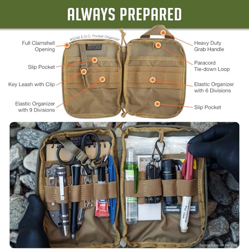 Maxpedition E.D.C. Pocket Organizer - color: Khaki