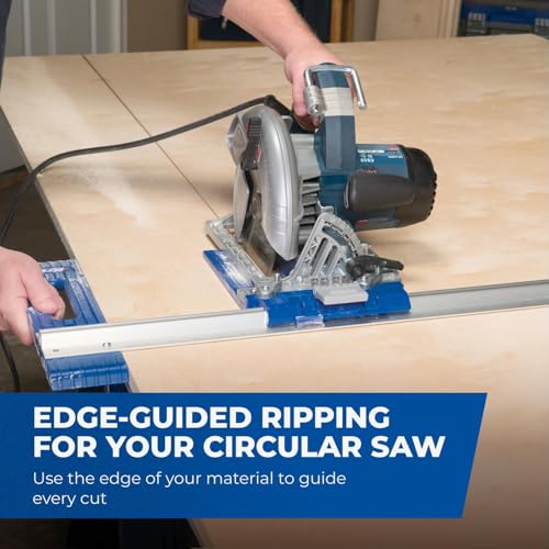 Kreg KMA2685 Rip-Cut Circular Saw Guide - Cutting Tool - Guide is Best for Regular (Side-Blade) Circular Saw - Ensure Compatibility Before Use - Woodworking Tools for Home Improvement - style: Jig Saw