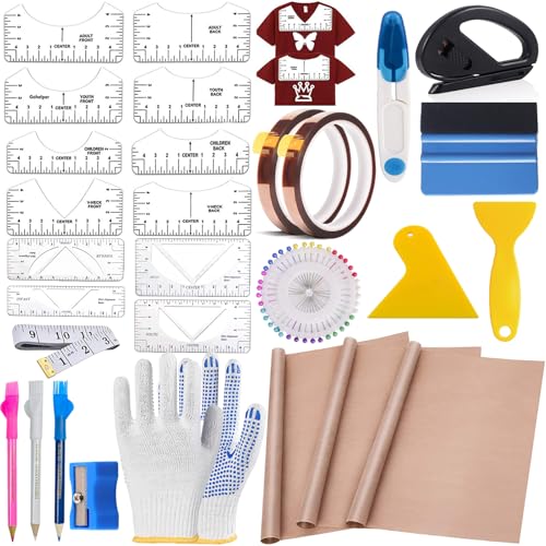 QUKLOGEN Sublimation Shirts Tool Kits - color: White
